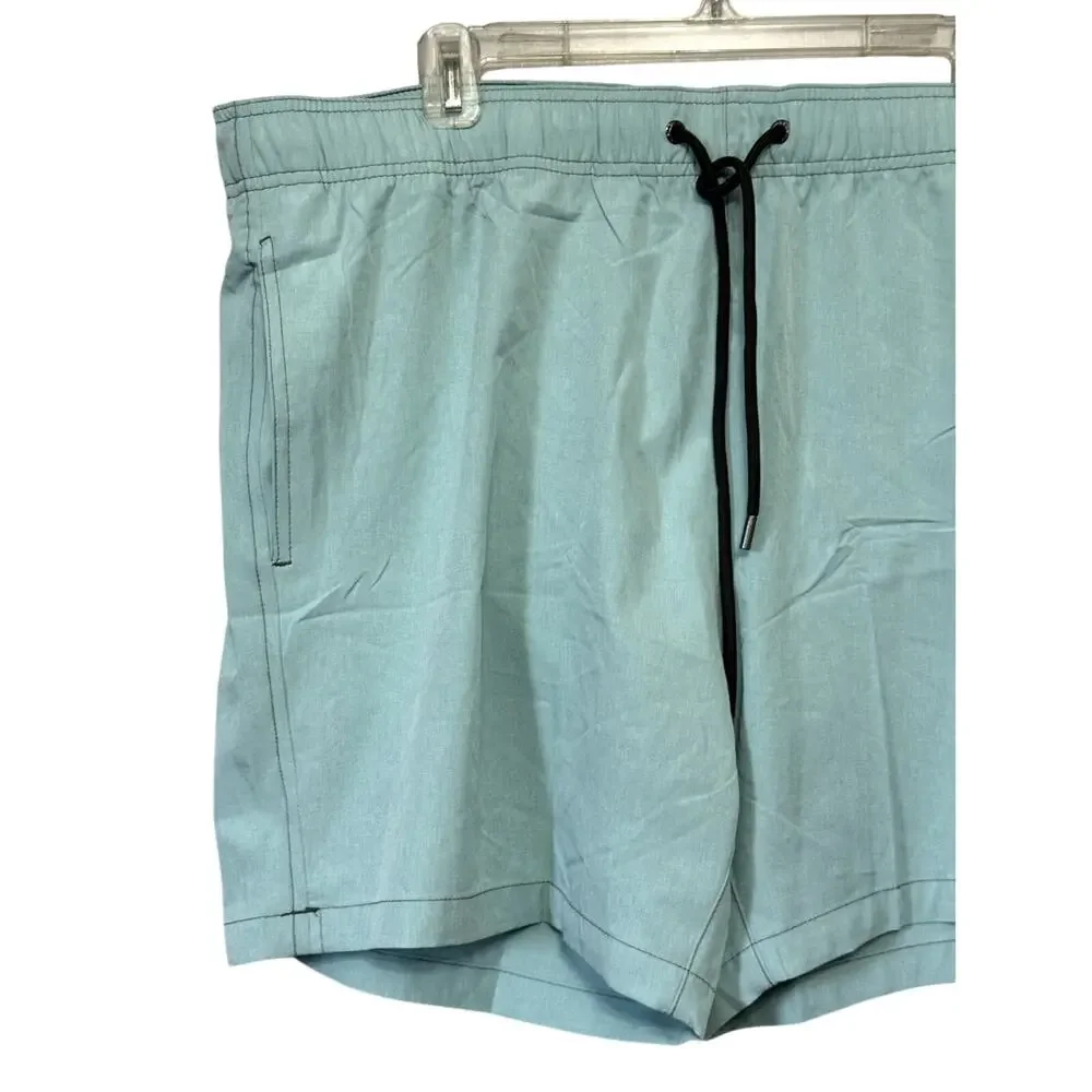 Mr. Swim Green Draw String Swim Trunks XXL 6.75